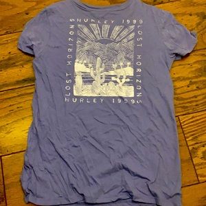 Hurley purple graphic t